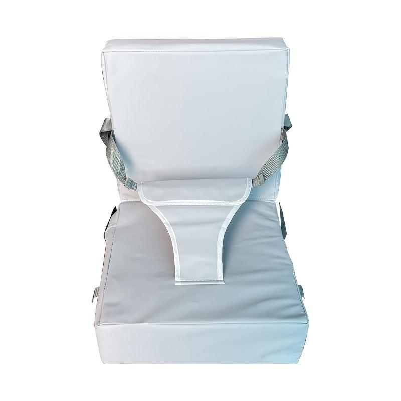 Waterproof Gray Booster Seat with Adjustable Safety Straps