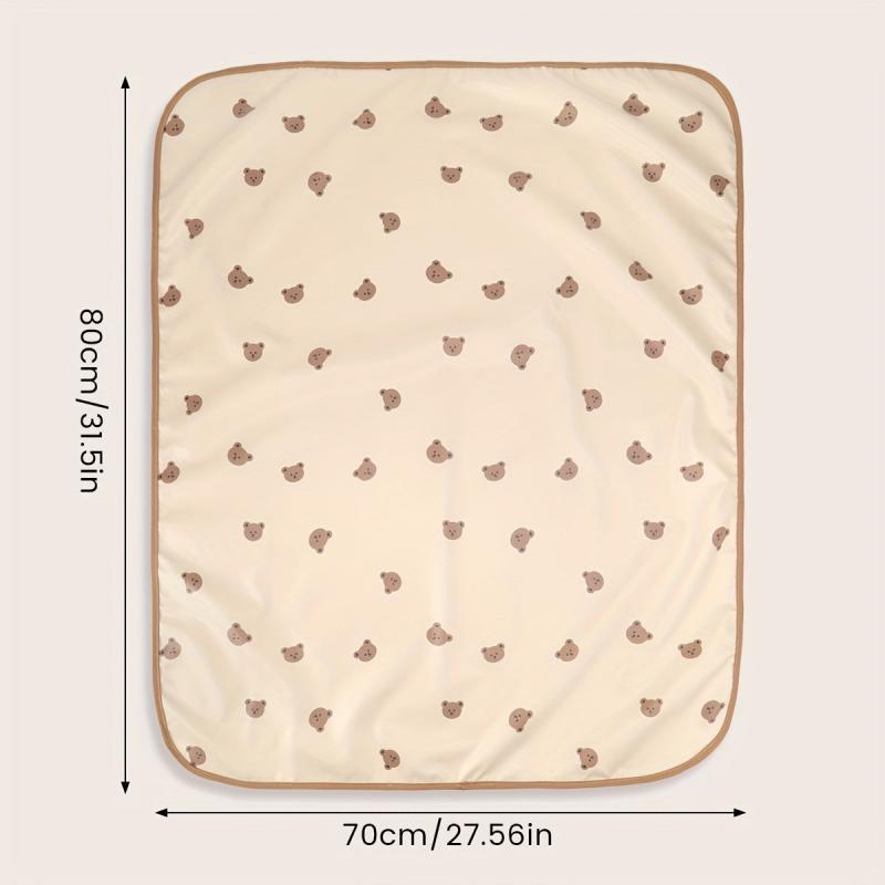 Bear Newborn Baby Diaper Pad Washable And Reusable