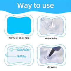 Inflatable Water Mat for Tummy Time Outdoor Play & Sensory Development