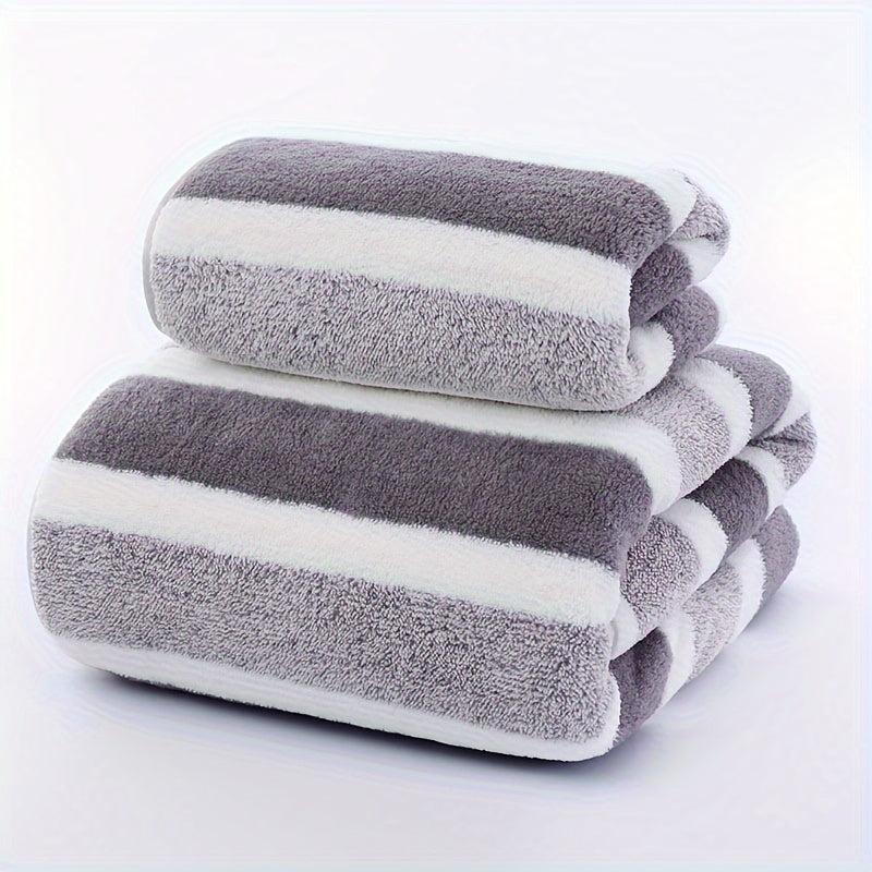 Coral Velvet Soft Towel Set for Home Gym Bathroom