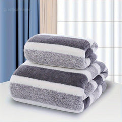 Coral Velvet Soft Towel Set for Home Gym Bathroom