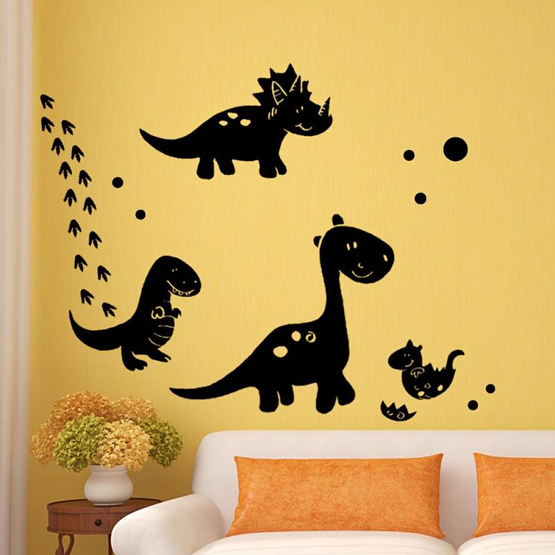 Cartoon Dinosaur PVC Wall Sticker for Kids Room Decor