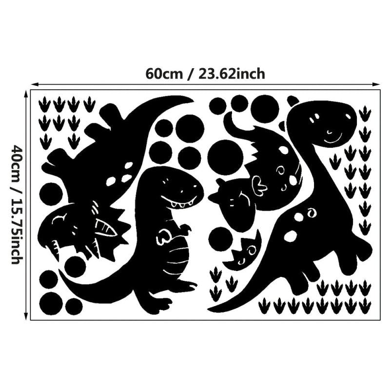 Cartoon Dinosaur PVC Wall Sticker for Kids Room Decor