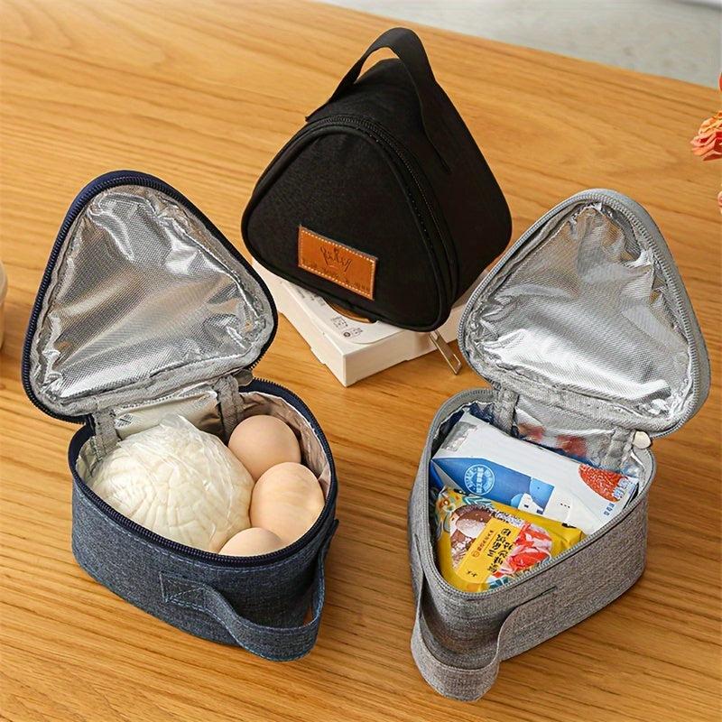 Portable Insulated Lunch Bag for Students Durable Nylon Reusable