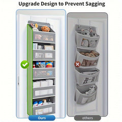 Door Hanging Cloth Storage Box 4 Shelves 4 Pockets