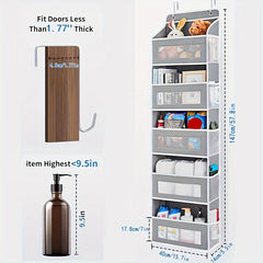 Door Hanging Cloth Storage Box 4 Shelves 4 Pockets
