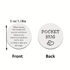 Pocket Hug Token Inspirational Anxiety Gift For Him