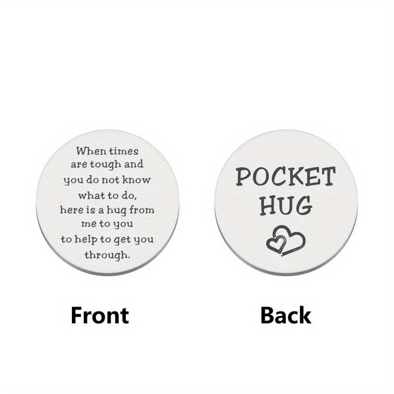 Pocket Hug Token Inspirational Anxiety Gift For Him