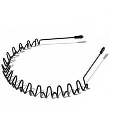Wavy Headband Metal Hair Hoop Hair Accessories Unisex