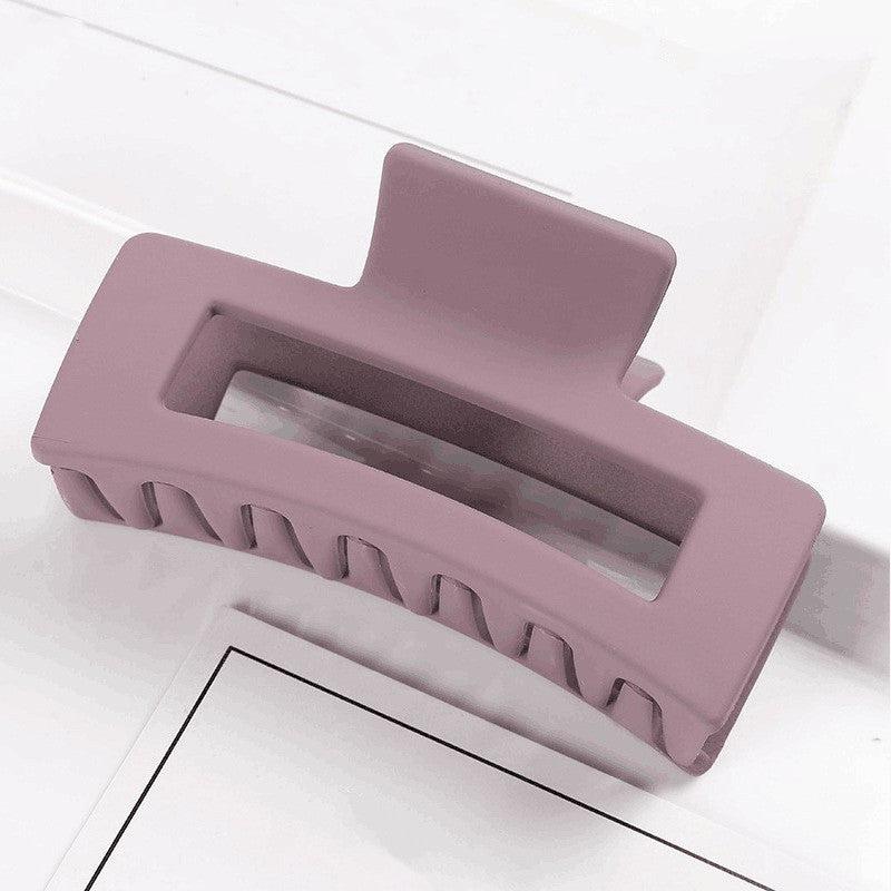 Multicolor Thick Acrylic Hair Clip Rectangle Resin Claw Clips
