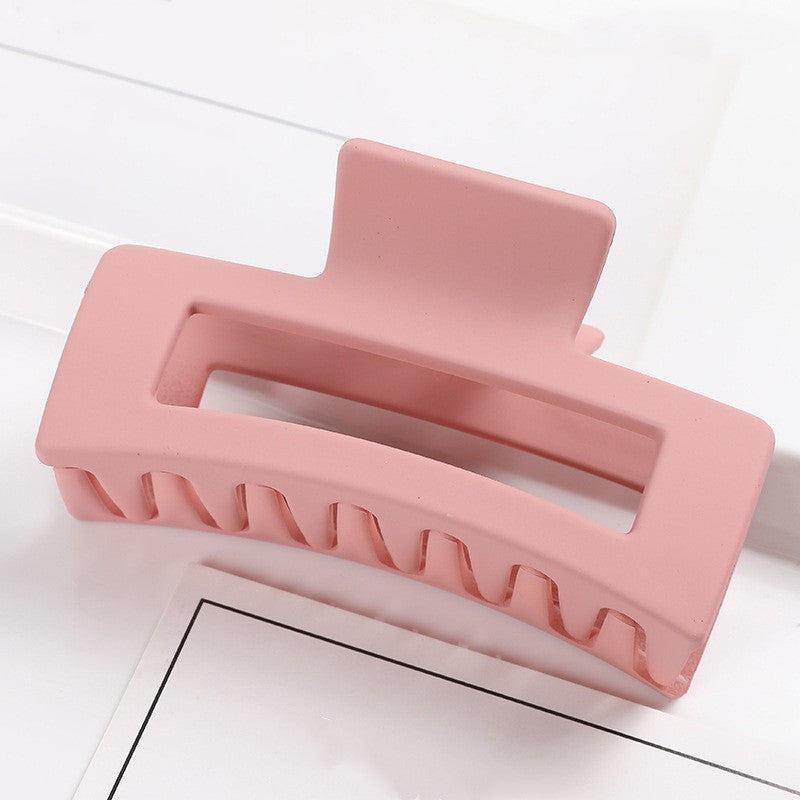 Multicolor Thick Acrylic Hair Clip Rectangle Resin Claw Clips
