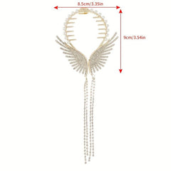 Angel Wings Hair Claw Wedding Hair Clip