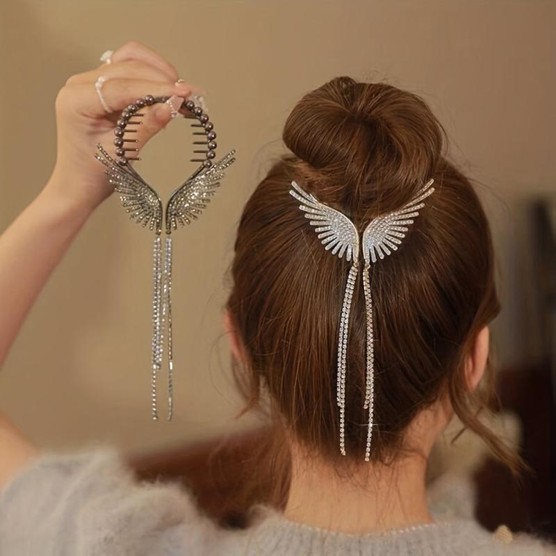 Angel Wings Hair Claw Wedding Hair Clip