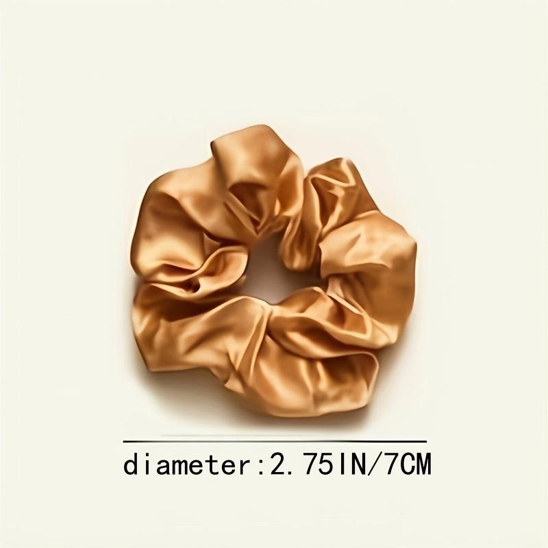 12pcs Satin Silk Hair Scrunchies Hair Bands Hair Elastic Ponytail Holders