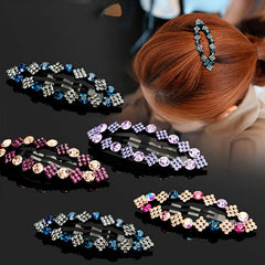 Crystal Rhinestone Hair Clip Barrette Hairpin Hair Accessories