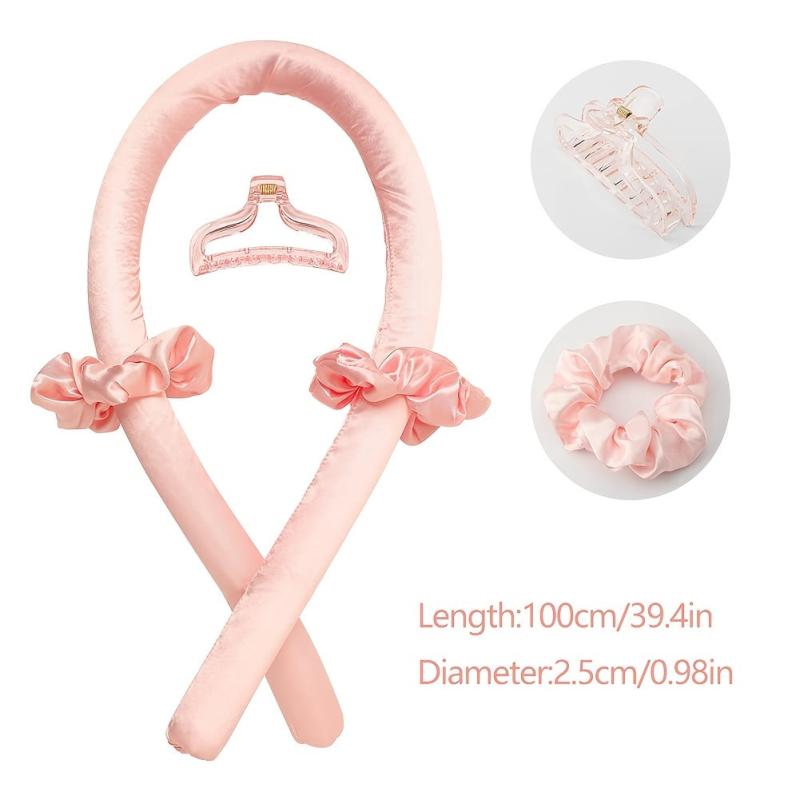 Satin Heatless Curling Set Hair Rollers Overnight