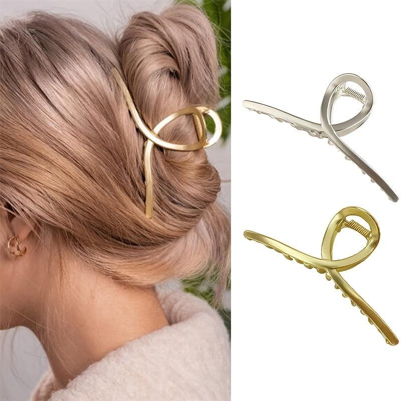 Oversize Non Slip Hair Claw Clip Strong Hold Grip Hair Jaw Clip