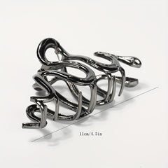 Alloy Snake Shaped Hair Claw Goth Punk Vintage Hair Clip
