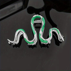 Alloy Snake Shaped Hair Claw Goth Punk Vintage Hair Clip