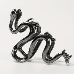 Alloy Snake Shaped Hair Claw Goth Punk Vintage Hair Clip