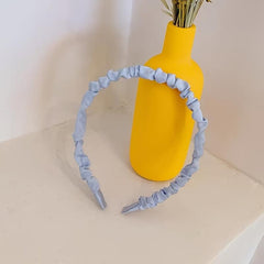 Pleated Fabric Hair Hoop Solid Headband Hair Accessories