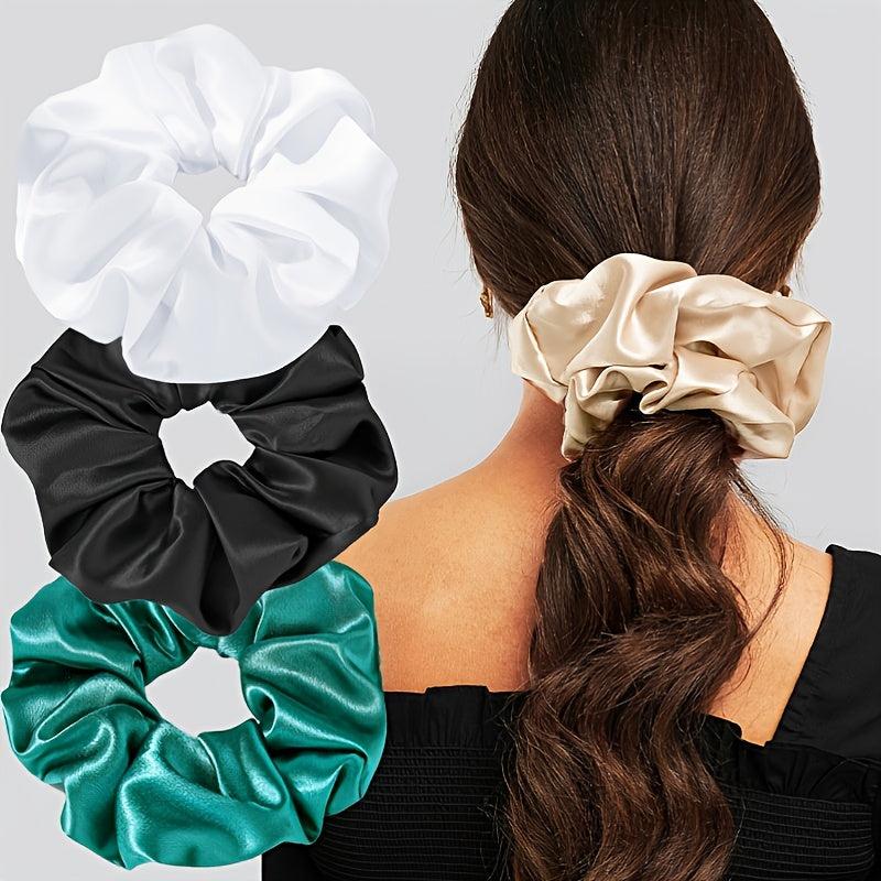 Satin Scrunchie Elastic Hair Tie XXL Scrunchie