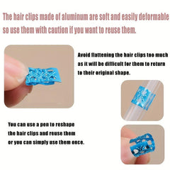 50pcs Dreadlocks Beads Hair Braid Rings Hair Braiding Metal Cuffs