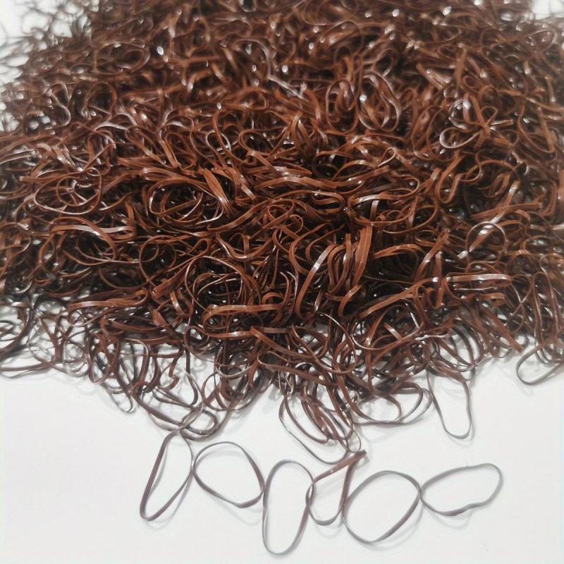 1000pcs Clear Elastic Hair Rubber Bands Small Stretch Hair Bands