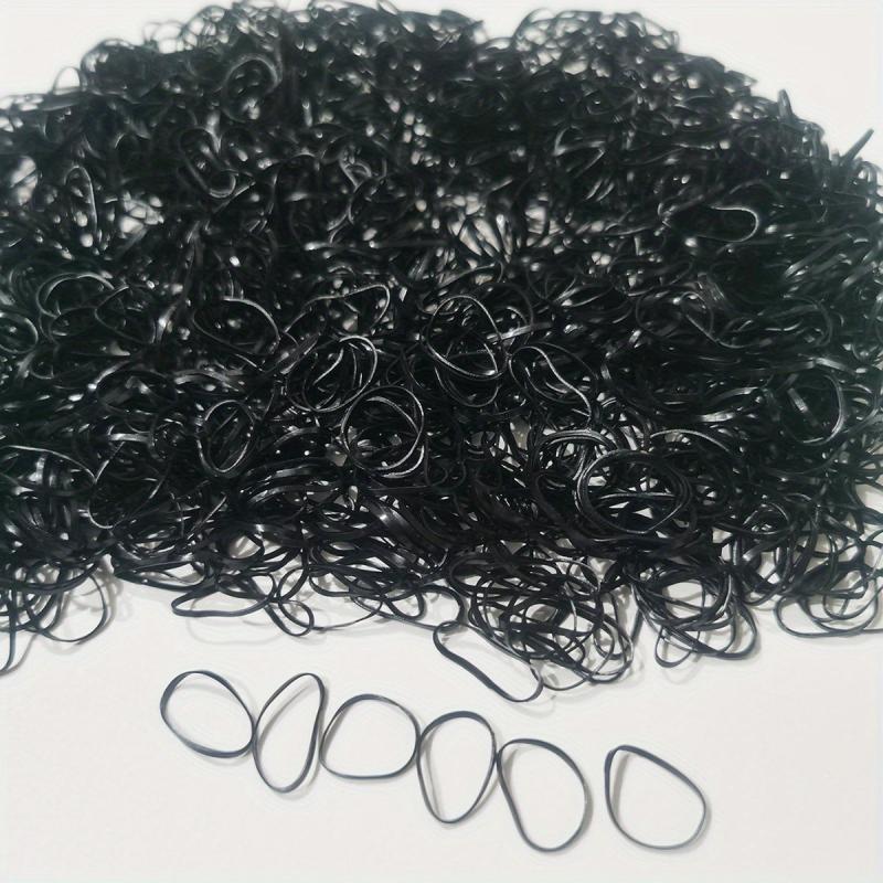 1000pcs Clear Elastic Hair Rubber Bands Small Stretch Hair Bands