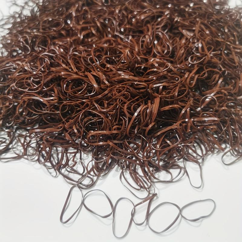1000pcs Clear Elastic Hair Rubber Bands Small Stretch Hair Bands