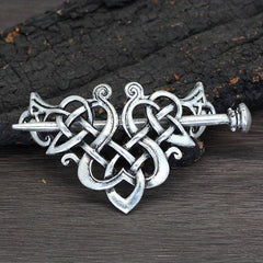 Viking Celtic Crown Hairpin Hair Accessories Silvery Irish Long Hair Decorative