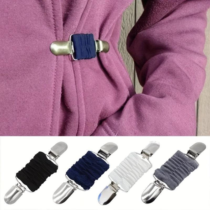 Elastic Clothes Clip Brooch Pins Sweater Shawl Cape Pins Decoration