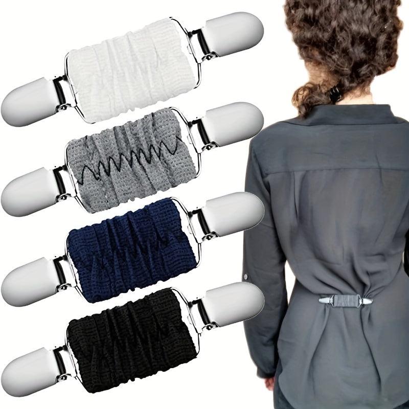 Elastic Clothes Clip Brooch Pins Sweater Shawl Cape Pins Decoration