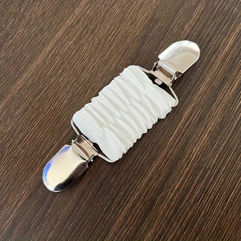 Elastic Clothes Clip Brooch Pins Sweater Shawl Cape Pins Decoration
