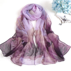 Women's Georgette Yarn Scarf for Spring Sun Protection