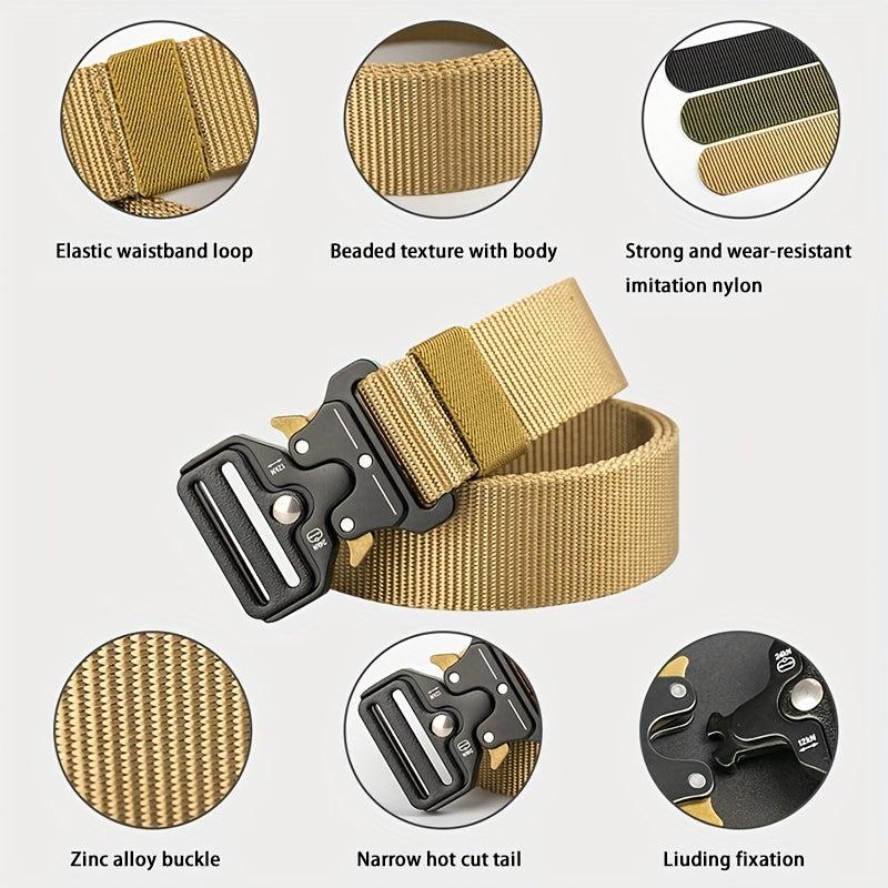 Functional Outdoor Nylon Tactical Belt 8 Colors