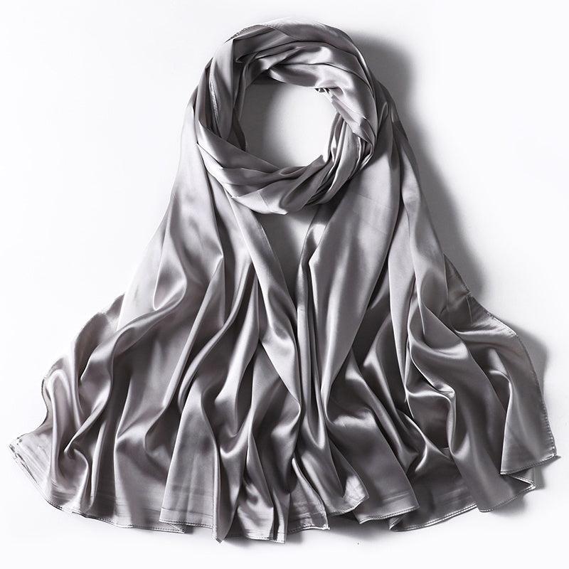 Satin Bandana Glitter Scarf Lightweight Square Headscarf