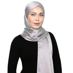 Satin Bandana Glitter Scarf Lightweight Square Headscarf