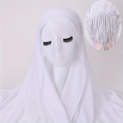 Chiffon Hoodie Scarf Hijab Turban Head Wrap Bandana Hair Accessory