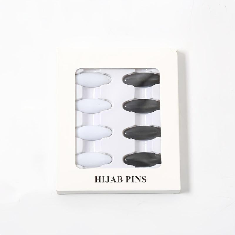 Multicolor Needle Bandana Safety Pins Scarf Clip