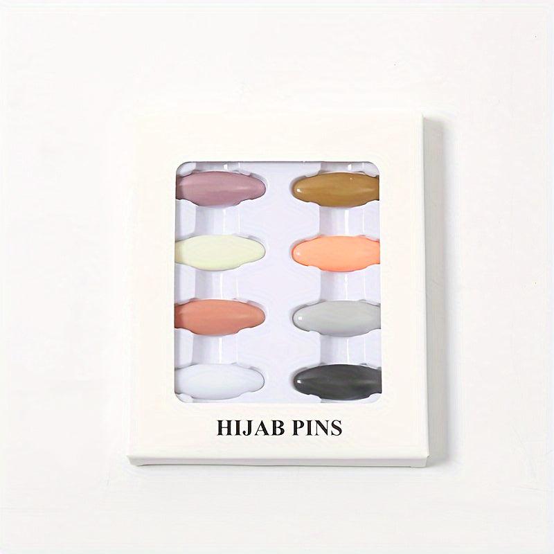 Multicolor Needle Bandana Safety Pins Scarf Clip