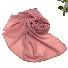 Chiffon Print Scarf Casual Shawl Windproof Turban Sunscreen Head Wrap