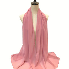 Chiffon Print Scarf Casual Shawl Windproof Turban Sunscreen Head Wrap