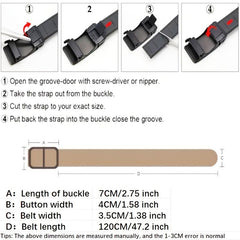 Men's Casual Nylon Outdoor Anti static Belt