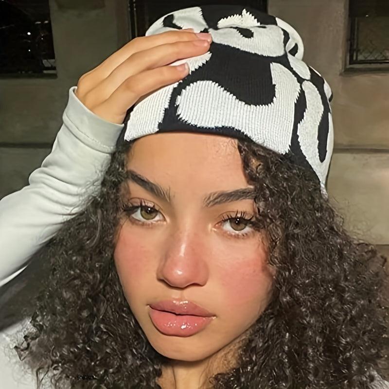 Hip Hop Knitted Beanie Cap Candy Y2K Skull Hat
