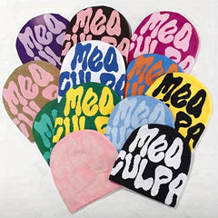 Hip Hop Knitted Beanie Cap Candy Y2K Skull Hat