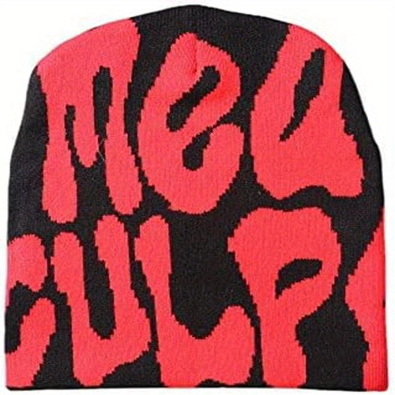 Hip Hop Knitted Beanie Cap Candy Y2K Skull Hat
