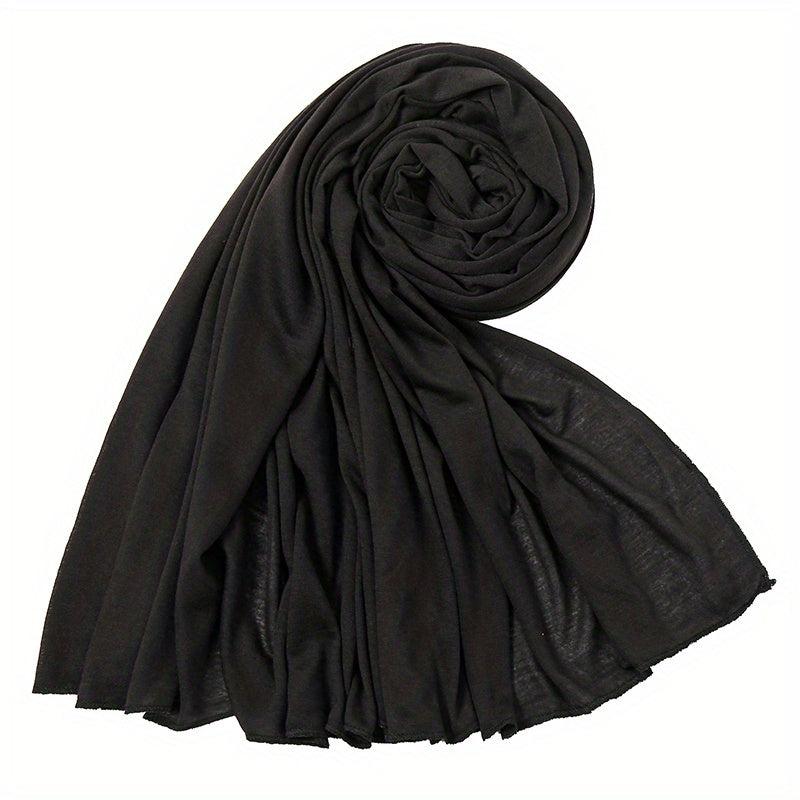 Candy Hijab Head Scarf Classic Shawl Elastic Turban Scarf