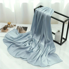 Pleated Scarf Solid Hijab Casual Shawl Head Wrap Scarves Turban Hair Accessories