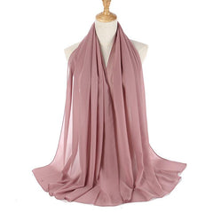 Soft Chiffon Scarf Shawl Long Scarf Wrap For Evening Dresses